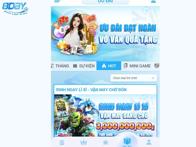 Những mã code 8day còn giá trị sử dụng khi chơi